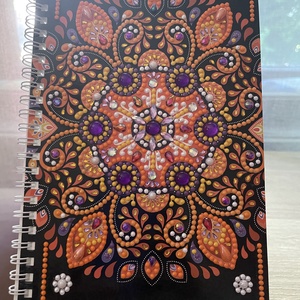 Mandala mintás jegyzetfüzet - otthon & életmód - papír, írószer - jegyzetfüzet & napló - Meska.hu