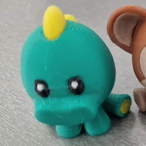 Mini 3D Állatkák   Krokodil - 3D nyomtatott figurák - Meska.hu