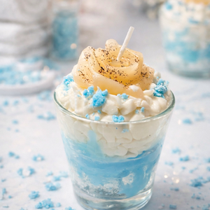 Desszert gyertya pohárban , Otthon & Életmód, Gyertya, illat, aroma, Gyertya, Gyertya-, mécseskészítés, MESKA