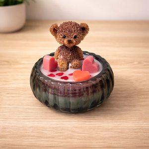 Cuki macis díszgyertya / dekoráció � - Meska.hu