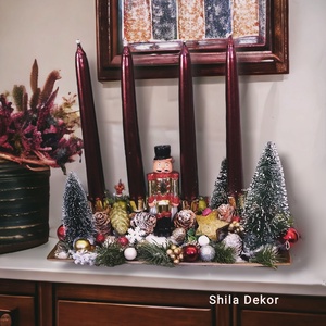 Diótörő adventi asztaldísz  - Meska.hu