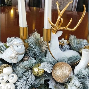 Exkluzív adventi koszorú akciós  - karácsony - adventi díszek - adventi koszorú - Meska.hu