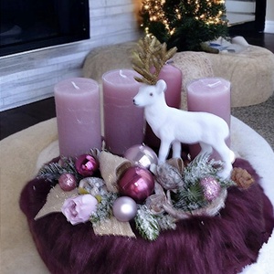 Adventi koszorú  - Meska.hu