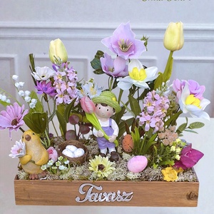 Tavaszi asztaldísz  - Meska.hu