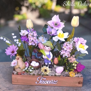 Tavaszi asztaldísz  - Meska.hu