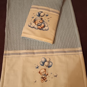 2 darabos  óvodai törölköző  - játék & sport - ovis felszerelés - tisztasági csomag - Meska.hu