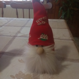 Mikulás manó , Karácsony, Karácsonyi lakásdekoráció, Karácsonyi manók, figurák, Varrás, MESKA