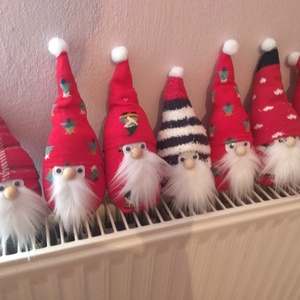 Mikulás manó  - karácsony - karácsonyi lakásdekoráció - karácsonyi manók, figurák - Meska.hu