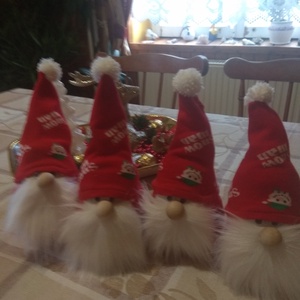 Mikulás manó  - karácsony - karácsonyi lakásdekoráció - karácsonyi manók, figurák - Meska.hu