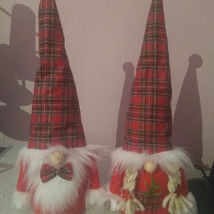 Mikulás páros, Karácsony, Karácsonyi lakásdekoráció, Karácsonyi manók, figurák, , MESKA