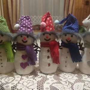 Hóember , Karácsony, Karácsonyi lakásdekoráció, Karácsonyi manók, figurák, , MESKA