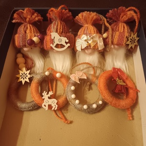 Karácsonyfa díszek manókkal , Karácsony, Karácsonyi lakásdekoráció, Karácsonyfadíszek, , MESKA