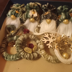 Karácsonyfa díszek manókkal , Karácsony, Karácsonyi lakásdekoráció, Karácsonyfadíszek, , MESKA