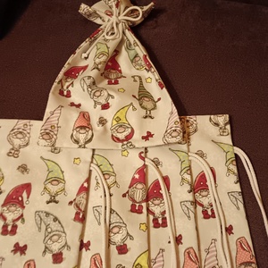 Mikulás zsák  - karácsony - mikulás - mikulás zsák - Meska.hu