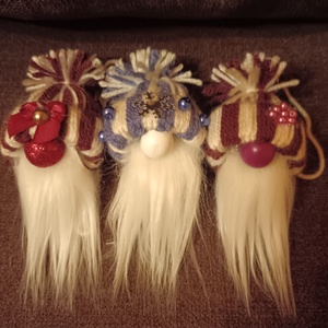 Karácsonyi manó  - karácsony - karácsonyi lakásdekoráció - karácsonyfadíszek - Meska.hu