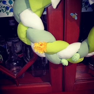 Húsvéti kopogtató  - ünnepi díszek, dekorációk - húsvéti díszek és dekorációk - húsvéti ajtódísz, kopogtató - Meska.hu