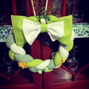 Húsvéti kopogtató , Ünnepi díszek, dekorációk, Húsvéti díszek és dekorációk, Húsvéti ajtódísz, kopogtató, , MESKA