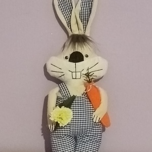 Fiú nyuszi  - ünnepi díszek, dekorációk - húsvéti díszek és dekorációk - húsvéti ablakdíszek - Meska.hu