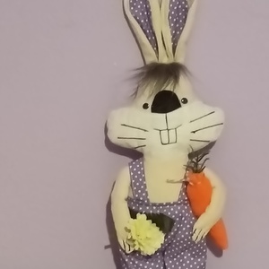 Fiú nyuszi  - ünnepi díszek, dekorációk - húsvéti díszek és dekorációk - húsvéti ablakdíszek - Meska.hu