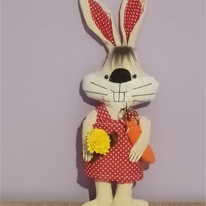 Lány nyuszi  - ünnepi díszek, dekorációk - húsvéti díszek és dekorációk - húsvéti abrosz, terítő - Meska.hu