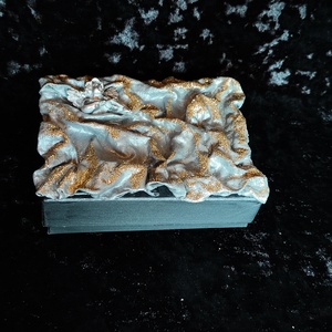 Angyalkás ajándékdoboz - otthon & életmód - dekoráció - asztal és polc dekoráció - díszdoboz - Meska.hu