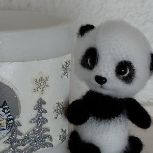 Panda - játék & sport - plüssállat & játékfigura - maci - Meska.hu