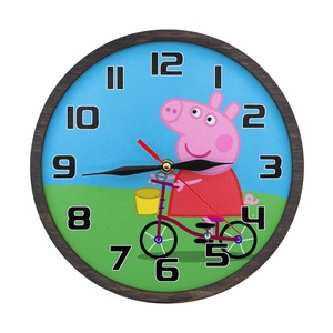 Dekoratív falióra - Peppa malac, Otthon & Életmód, Dekoráció, Fali és függő dekoráció, Falióra & óra, Famegmunkálás, MESKA