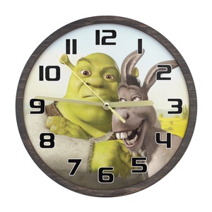 Dekoratív falióra - Shrek, Otthon & Életmód, Dekoráció, Fali és függő dekoráció, Falióra & óra, Famegmunkálás, MESKA