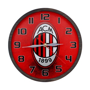 Dekoratív falióra - AC Milan, Otthon & Életmód, Dekoráció, Fali és függő dekoráció, Falióra & óra, Famegmunkálás, MESKA