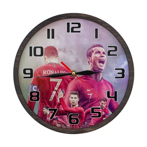 Dekoratív falióra - Cristiano Ronaldo, Otthon & Életmód, Dekoráció, Fali és függő dekoráció, Falióra & óra, Famegmunkálás, MESKA