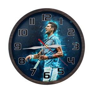 Dekoratív falióra - Djokovic, Otthon & Életmód, Dekoráció, Fali és függő dekoráció, Falióra & óra, Famegmunkálás, MESKA