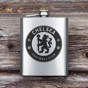Gravírozott fém flaska - Chelsea - otthon & életmód - konyhafelszerelés, tálalás - flaska, csatos üveg - Meska.hu