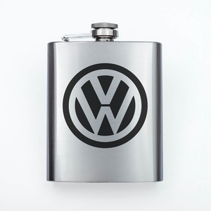 Gravírozott fém flaska - Volkswagen, Otthon & Életmód, Konyhafelszerelés, tálalás, Flaska, csatos üveg, Gravírozás, pirográfia, MESKA