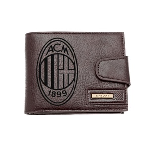 Gravírozott barna pénztárca - AC Milan, Táska & Tok, Pénztárca & Más tok, Pénztárca, Férfi pénztárca, Gravírozás, pirográfia, MESKA