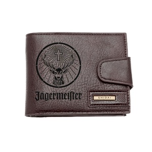 Gravírozott barna pénztárca - Jagermeister, Táska & Tok, Pénztárca & Más tok, Pénztárca, Férfi pénztárca, Gravírozás, pirográfia, MESKA