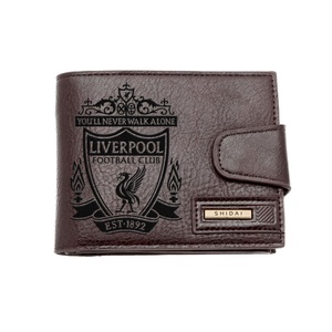 Gravírozott barna pénztárca - Liverpool - Meska.hu