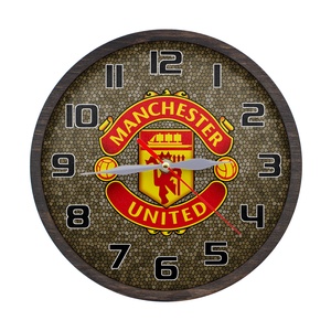 Dekoratív falióra - Manchester United, Otthon & Életmód, Dekoráció, Fali és függő dekoráció, Falióra & óra, Famegmunkálás, MESKA