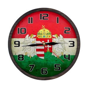 Dekoratív falióra - Magyar címer, Otthon & Életmód, Dekoráció, Fali és függő dekoráció, Falióra & óra, Famegmunkálás, MESKA
