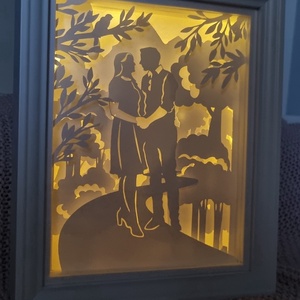 Egyedi 3D papírkép (világítással) - otthon & életmód - dekoráció - kép & falikép - több részes kép - Meska.hu