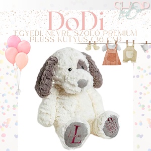 Dodi - Prémium emlékőr plüss kutyus (36 cm), Játék & Sport, Plüssállat & Játékfigura, Kutya, Mindenmás, MESKA