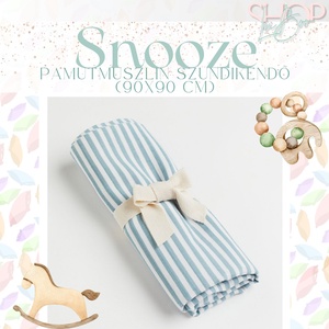 Snooze - Névre szóló pamutmuszlin szundikendő (90x90 cm) - otthon & életmód - babaszoba, gyerekszoba - babatakaró, gyerek pléd - Meska.hu