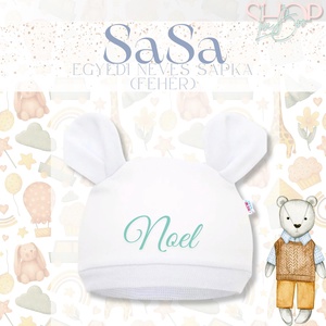 SaSa - Névre szóló baba sapka - Meska.hu
