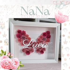 NaNa - Egyedi 3D kép (20x25 cm), Otthon & Lakás, Dekoráció, Kép & Falikép, Képkeret, Mindenmás, MESKA