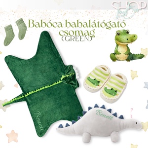Babóca babacsomag - Green - játék & sport - babalátogató ajándékcsomag - Meska.hu