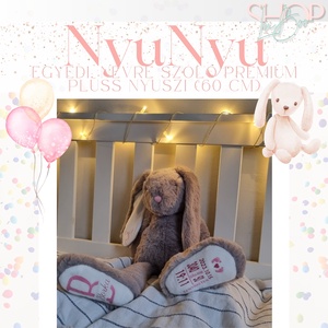 NyuNyu - Óriás, prémium emlékőr plüss nyuszi (60 cm), Játék & Sport, Plüssállat & Játékfigura, Nyuszi, Mindenmás, MESKA