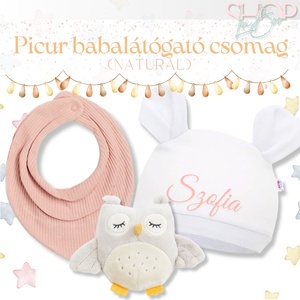 Picur babacsomag - natural - otthon & életmód - babaszoba, gyerekszoba - gyerek díszpárna - Meska.hu