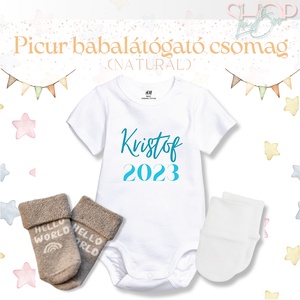 Picur babacsomag - natural - otthon & életmód - babaszoba, gyerekszoba - gyerek díszpárna - Meska.hu
