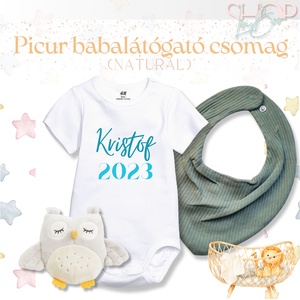 Picur babacsomag - natural - otthon & életmód - babaszoba, gyerekszoba - gyerek díszpárna - Meska.hu