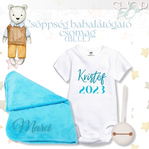 Csöppség babacsomag - Blue - játék & sport - babalátogató ajándékcsomag - Meska.hu