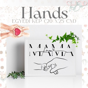 Hands - Egyedi kép (20x25 cm) - otthon & életmód - babaszoba, gyerekszoba - babaszoba kép - Meska.hu